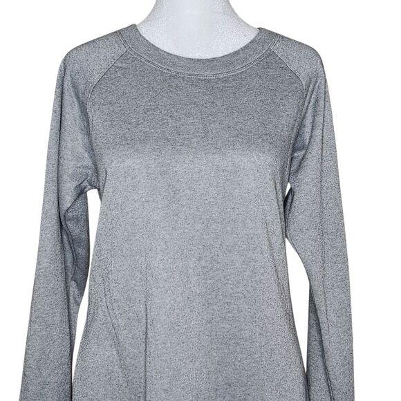 CAbi 3459 Flashdance Sweatshirt Tunic Dress Gray Fleece Flounce Bottom Women's S - Picture 3 of 12